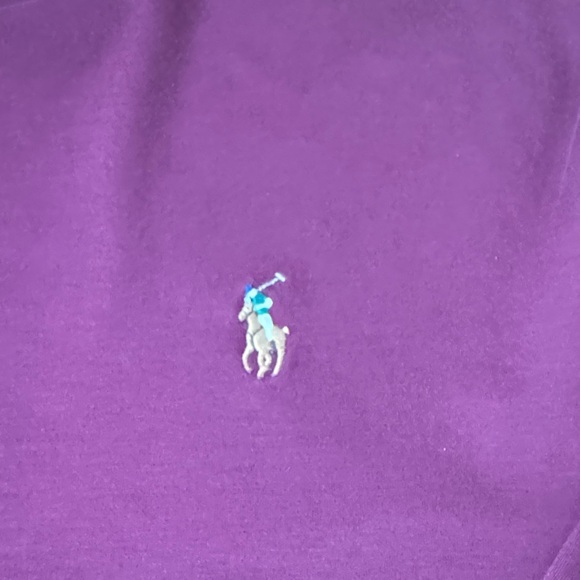 Polo by Ralph Lauren Men's Burgundy Long Sleeve Tee size Large EUC Soft Cotton - Picture 3 of 5